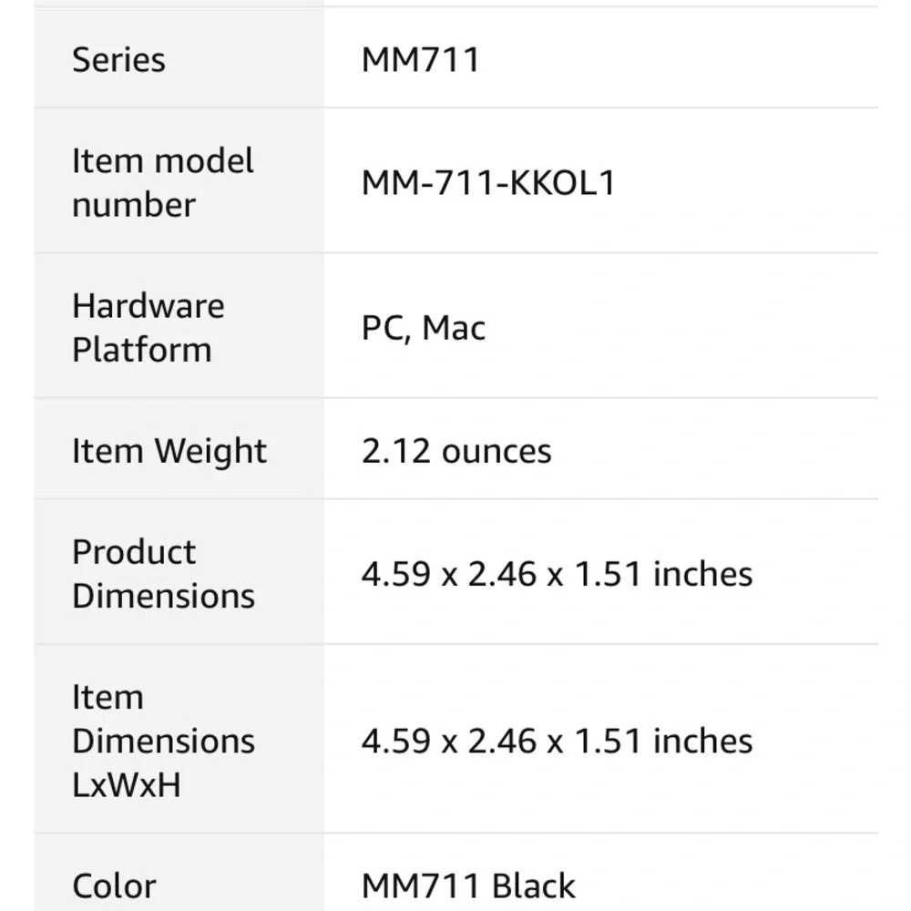 MM711 Black and Purple Gaming Mouse Honeycomb Design